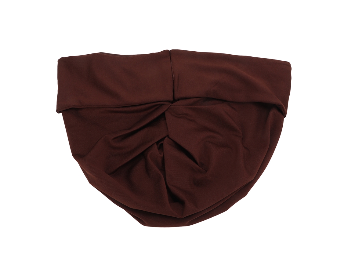 Turbante Musulmán, Suave, Cómodo, Elegante, Bonito, Algodón Modal, Marrón Oscuro.