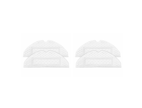 4 piezas adecuadas para Roborock Xiaomi accesorios de Robot de barrido de suelo T7S/T7S Plus/S7 fregona vibratoria de trapo desechable
