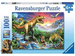 Puzzle RAVENSBURGUER Tempo dos Dinossauros (100 Piezas)