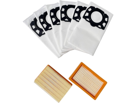 Filtro de bolsas para aspiradora para Kärcher WD4 WD5 WD6 p WD5 p WD6 p Premium MV4 MV5 MV6