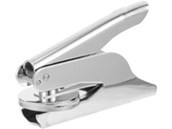 Herramienta De Sellado Portátil De Acero Inoxidable, Sello Manual Compacto Para Accesorios De Papel Y Cartón.