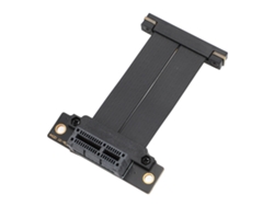 Baoj-2026novoco Cable de extensión doble de 90 grados PCIe 4.0 x1