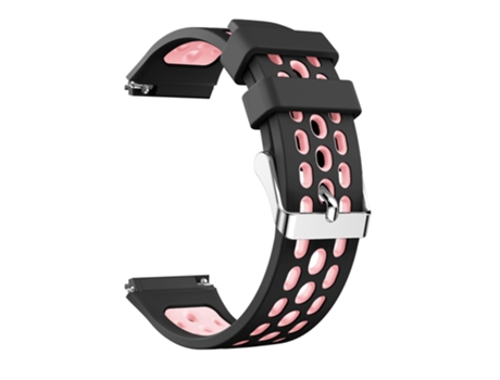 Correa de Silicona color dual para Huawei Watch GT 2e - negro/Rosa claro