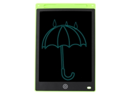 Tableta De Escrita Lcd 10 Polegadas Com Tecla De Bloqueio Para Crianças Quadro De Desenho Elétrônico Verde