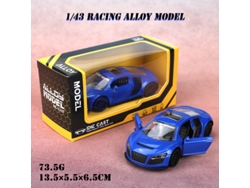 Coche De Carreras De Aleación Realista A Escala 1/43 Con Mecanismo De Retroceso, Juguete Para Niños.