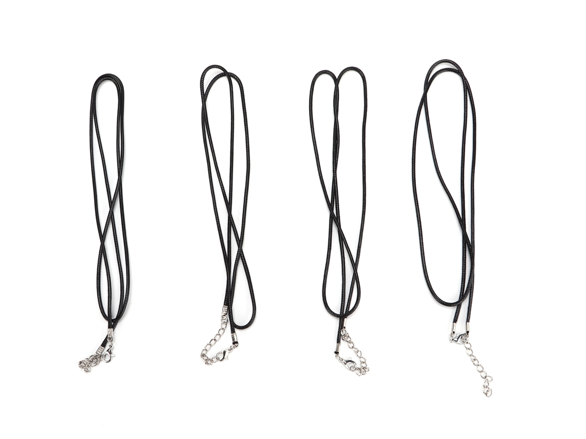 4pcs Cordón Cuello Negro Poliéster Para Tarjeta Id Estudiantes Personal Llaveros Cámara