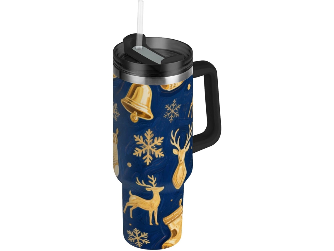 Navidad Botella Taza - Vaso Térmico Portátil