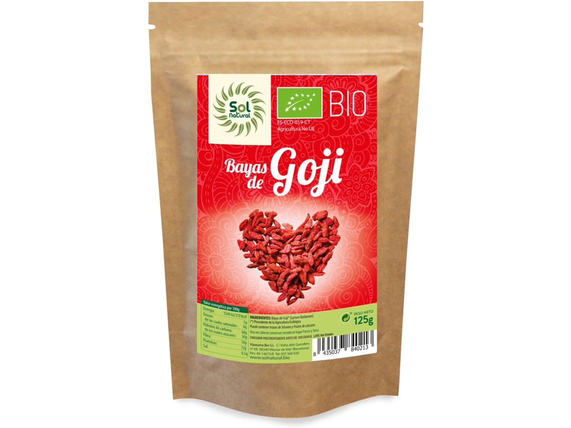 Suplemento Alimentar SOLNATURAL Bayas Deoji (125 Gr)