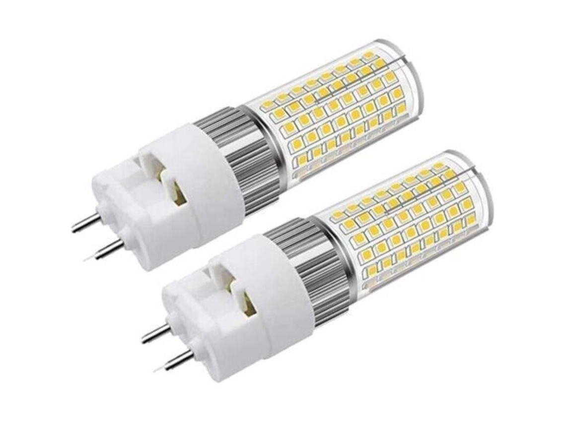 Bombilla Led G12 De 16 W, Blanca Cálida, Tipo Maíz Con Dos Pines (equivalente A