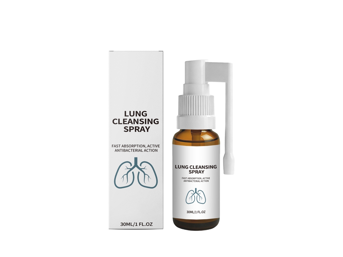 Spray herbal para el alivio de la congestión pulmonar