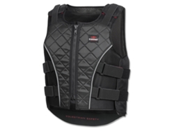 Colete de Segurança Corporal P19 Zipper Preto 2Xsswing
