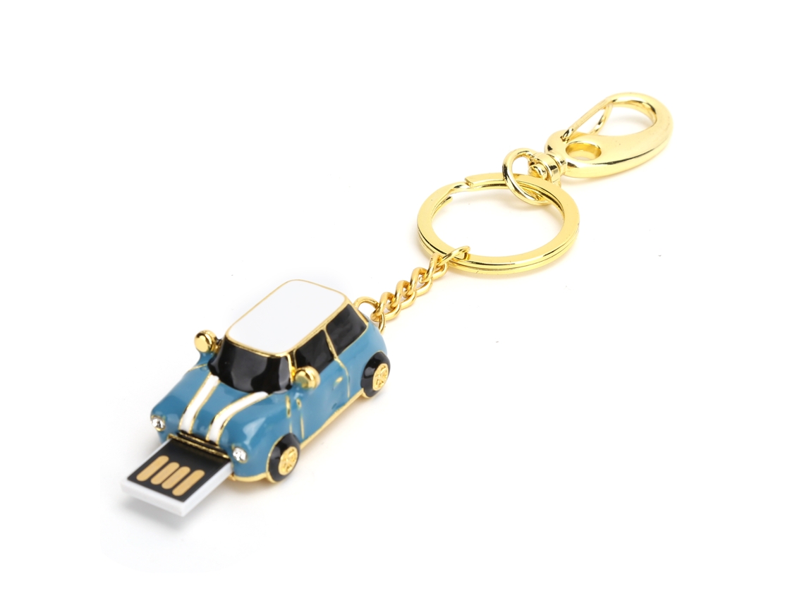 Unidad Flash Usb 2.0 De Coche De Dibujos Animados De 128 Gb, Dispositivo De Almacenamiento De Datos De Alta Velocidad