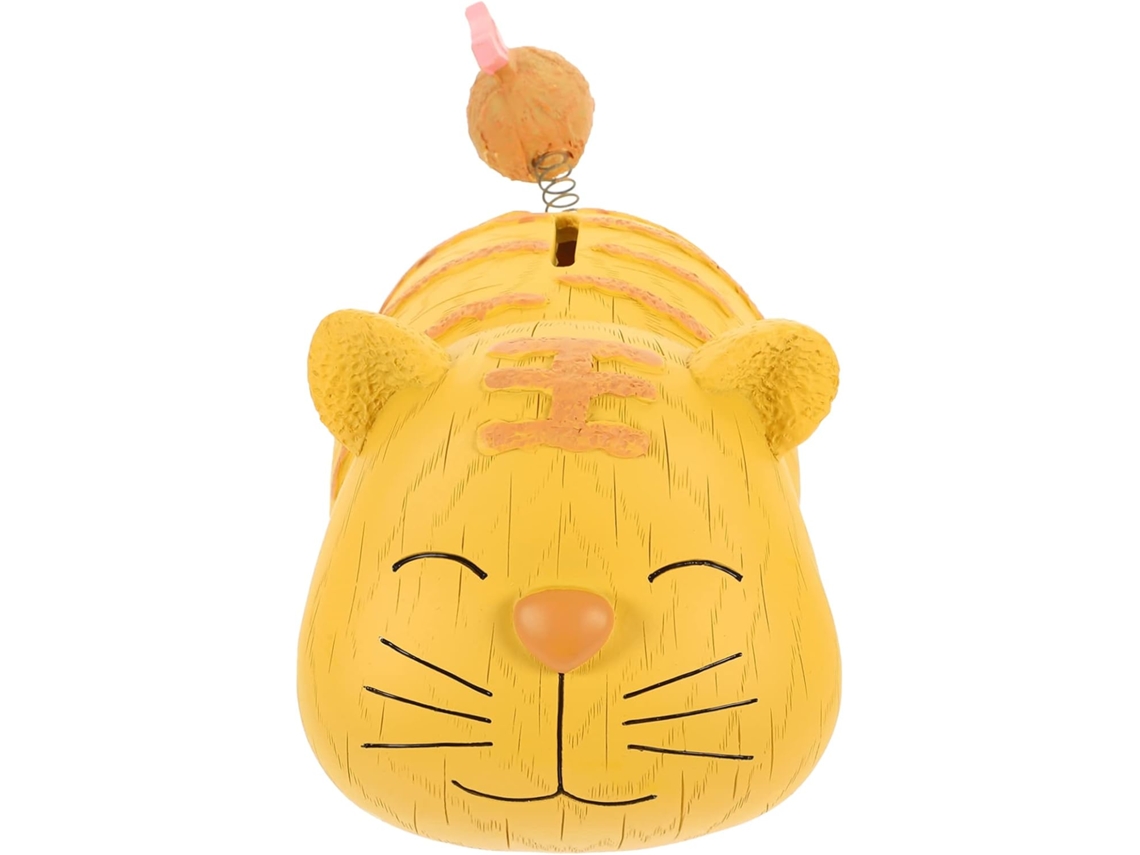 Hucha con forma de tigre para niños y niñas, para guardar monedas, decoración, monedero Gokoco