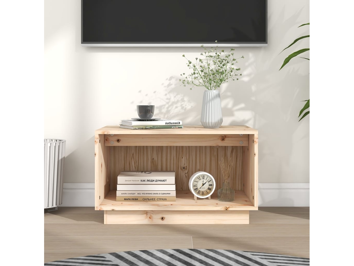 Mueble de Armario Tv 60X35X35 Cm Madera de Pino Maciza