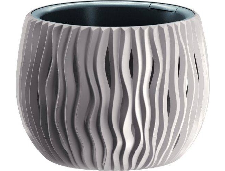 Maceta PROSPERPLAST Sandy Bowl (Beis - 18 x 18 x 13.6 cm)
