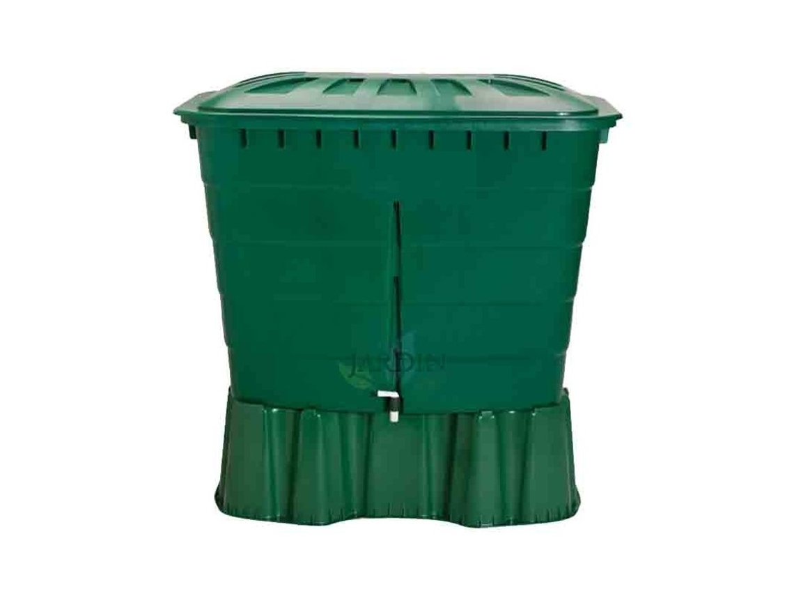 Depósito Cuadrado de Agua de Polipropileno 500 L Incluye Tapadera Soporte Largo 124Cm Ancho 80Cm Alto 92Cm GRAF