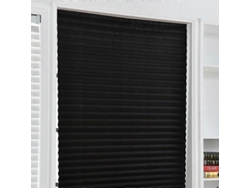 Persiana Autoadhesiva Semiopaca Negra Para Ventana/puerta, 90x180cm