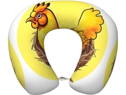 Almohada Viaje Espuma Viscoelástica Poliéster, Felpa Fácil Soporte, Ajustable Plegable: