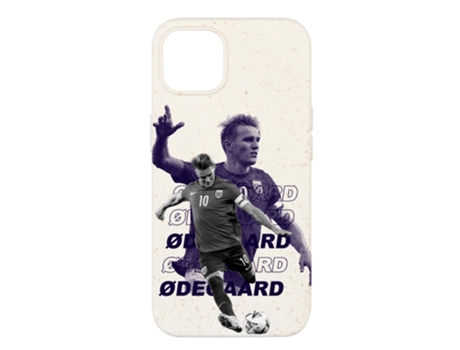 Funda Móvil Oficial Norges Fotballforbund Compostable Base para iPhone 13 PHONECASES3D Blanco