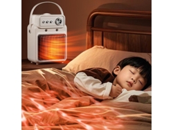 Humidificador y calentador 2 en 1 de alta potencia con protección contra sobrecalentamiento y vuelco Mdug (1200 W)