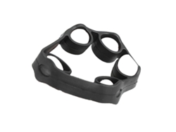 Estirador De Dedos De Silicona Para Fortalecimiento Y Flexibilidad, 3 Kg, Portátil, Negro.