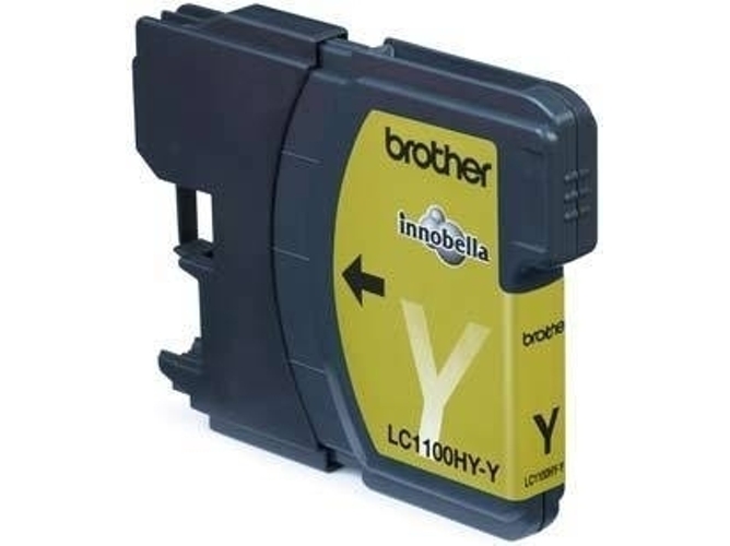 Cartucho de tinta Original BROTHER LC1100HYY Amarillo 750 páginas