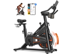 Bicicleta Spinning Magnética Merach, 8 Niveles, Bluetooth/app, Volante De Inercia De 8kg, Cuadro Reforzado, Asiento Ajustable Y Acolchado, Hasta 150kg