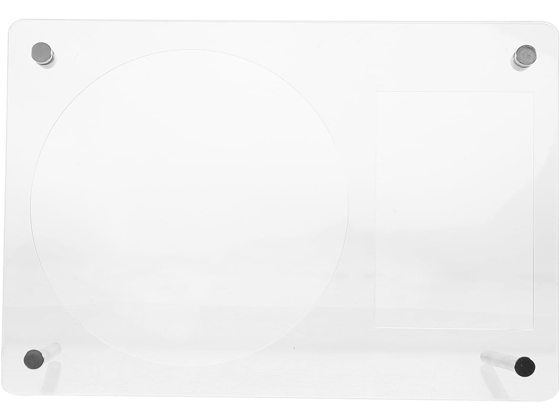 Soporte Para Marco De Fotos De Acrílico Blanco, Personalizable Y Fácil De Transportar, Para Decoración.