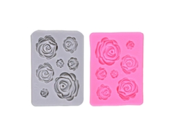 Molde de silicona con forma de rosa, para tartas y decoración de bodas, para dulces RNEMITERY