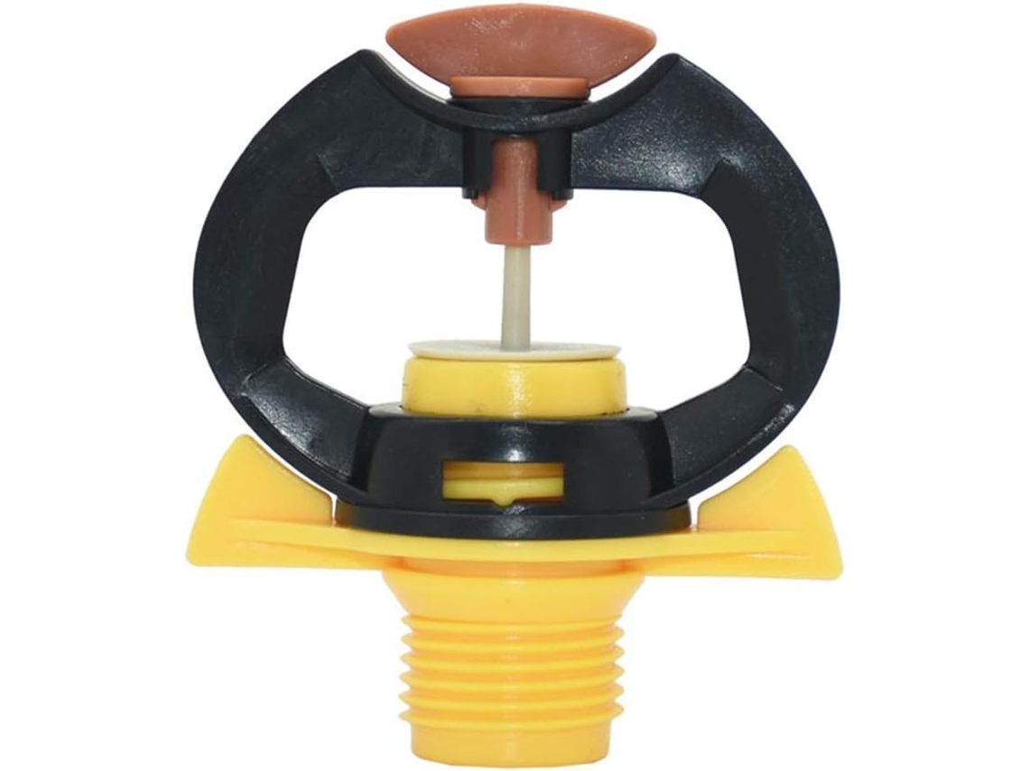 Aspersor De Jardín Para Riego Césped Giratorio 1/2 Pulgada 360