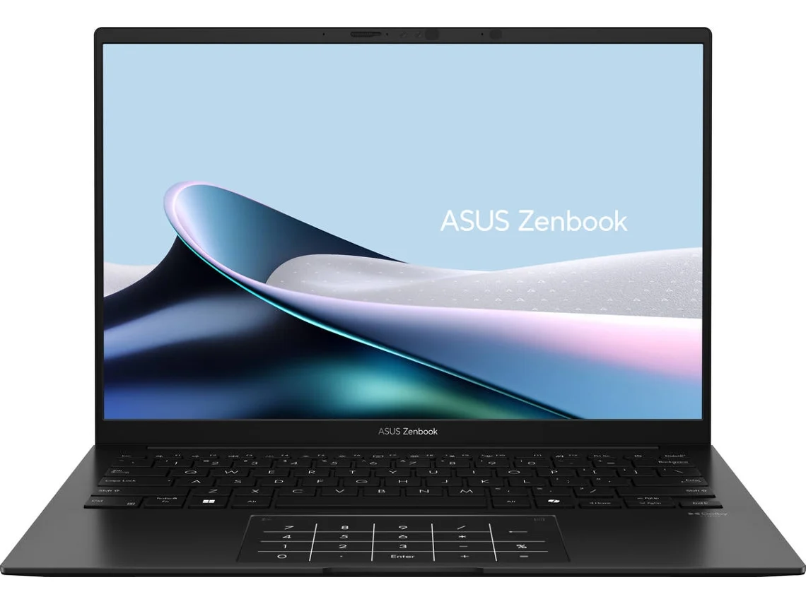 Portátil ASUS Zenbook 14 OLED UM3406KA-QD074W (14'' - AMD Ryzen AI 7 PRO 350 - RAM: 16 GB - 512 GB - AMD Radeon 860M - Teclado Español)