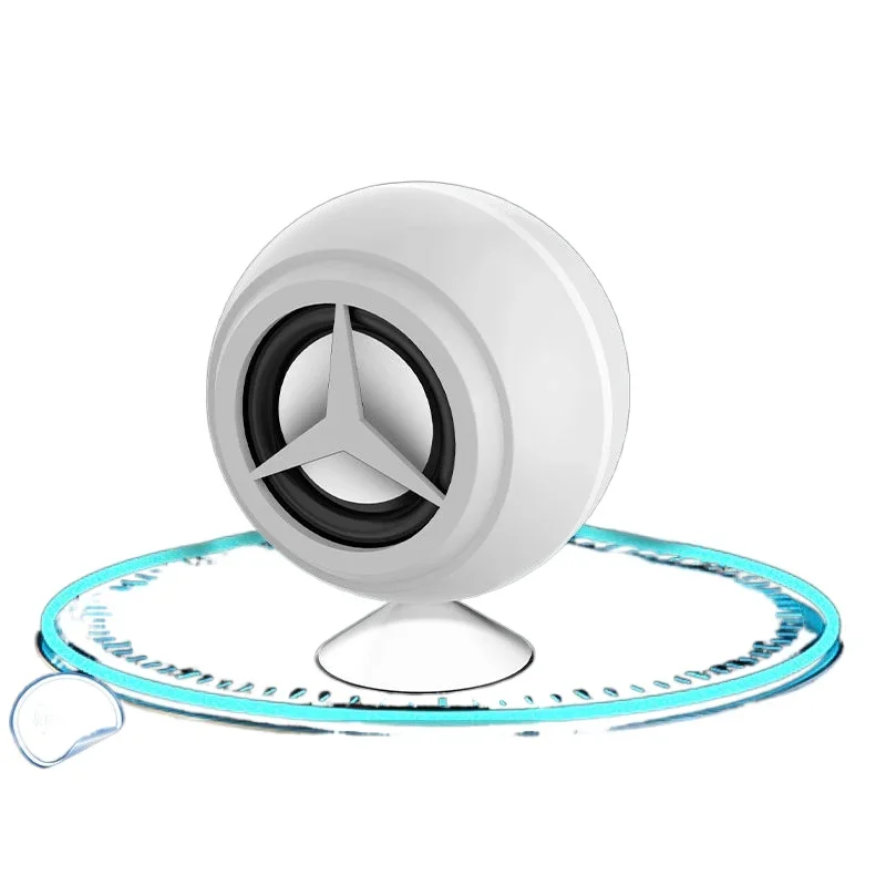 (blanco) Altavoz Bluetooth Portátil Con Soporte Para Teléfono Y Ventosa, Calidad De Sonido De Graves De Alta Fidelidad.