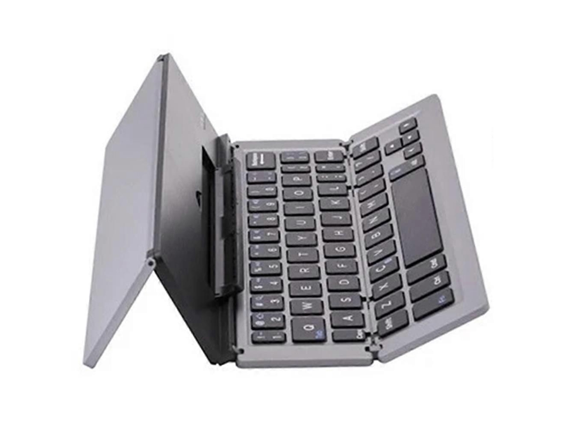 Mini Teclado Bluetooth Dobrável portátil para tablets, laptops e PCs TAISHENGDA