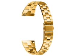 Correa de reloj compatible con Fossil Gen 5 Carlyle Hr en acero inoxidable con diseño ultrafino.