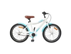 Bicicleta infantil Vidaxl de acero azul (137 x 54 x 79 cm)