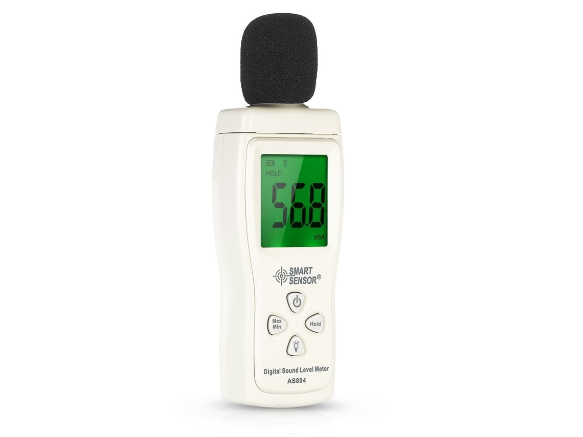 Medidor De Nivel De Sonido Smart Sensor Mini Con Pantalla Lcd Digital, Medidor De Ruido, Instrumento De Medición