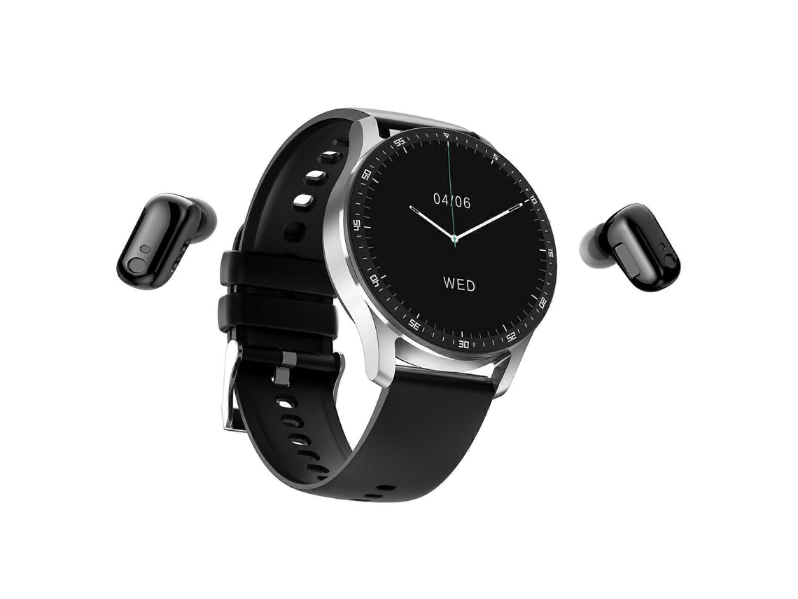 Reloj inteligente 2 en 1 resistente al agua con auriculares inalámbricos TWS Bluetooth 5.0 (2024)