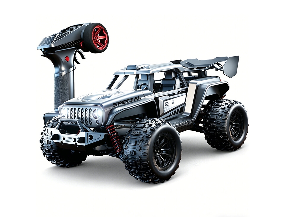 Silverjjrc C8837 Coche Rc 1/14 2.4g 4wd De Alta Velocidad (30 Km/h) Para Todoterreno, Listo Para Usar.