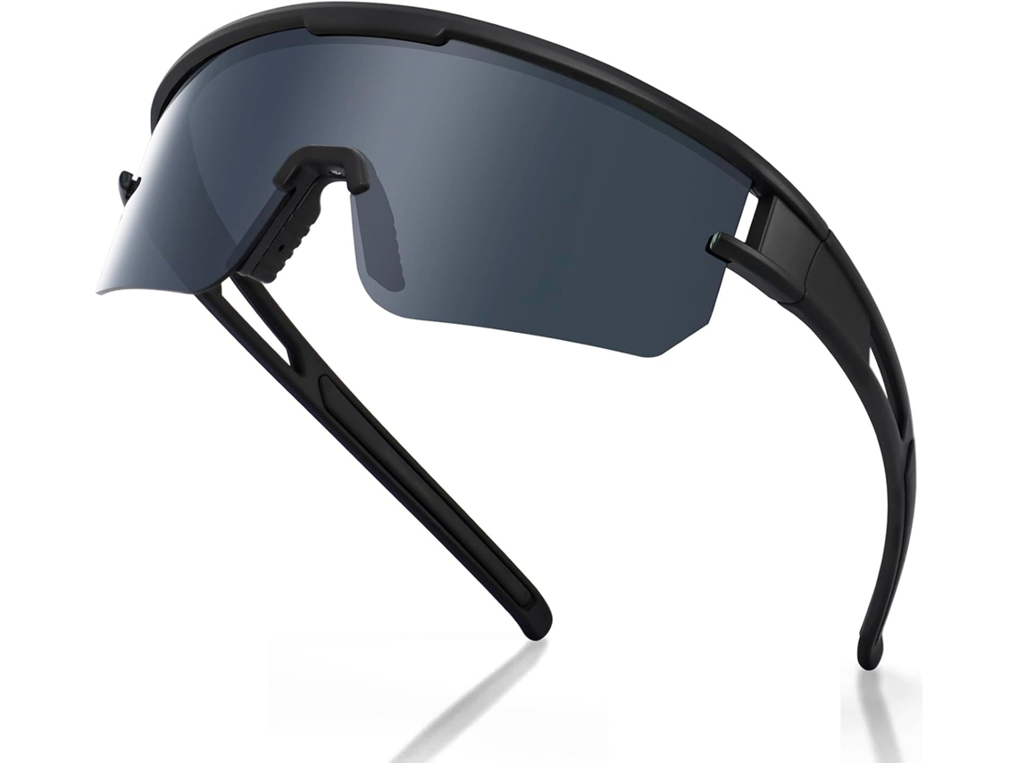 Gafas De Sol Polarizadas Para Ciclismo Uv400 Para Hombres Y Mujeres Gafas De Ciclismo Para Bicicleta De Montaña Negro Gertiz