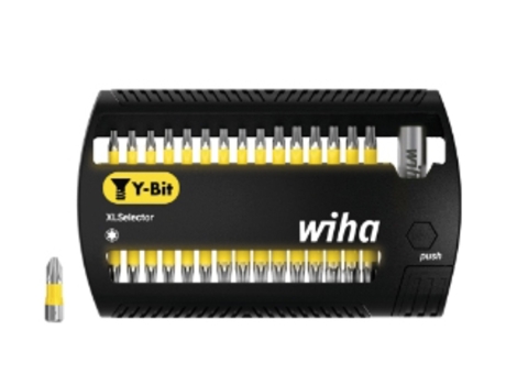 WIHA Juego de bits XLSelector, bits en Y de 25 mm TORX®, de 32 unid. de 1/4" (41833)