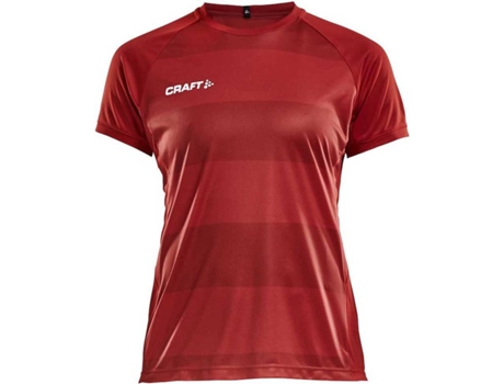 Camiseta de Mujer para Fútbol CRAFT Progress Graphic Rojo (XL)