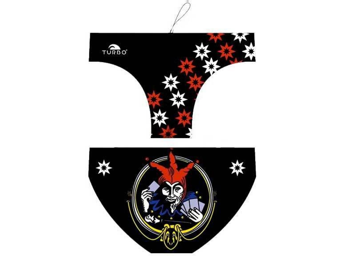Calzoncillos para Hombre TURBO Joker Negro para Natacion (XXXL)
