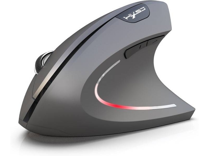 Ratón HXSJ HXSJ-T29GR (Bluetooth - Regular - Gris)