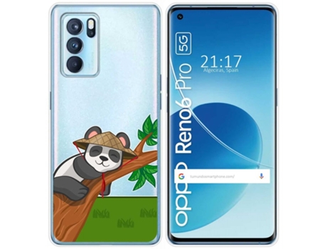 Carcasa Oppo Reno 6 Pro 5G TUMUNDOSMARTPHONE Dibujos Transparente