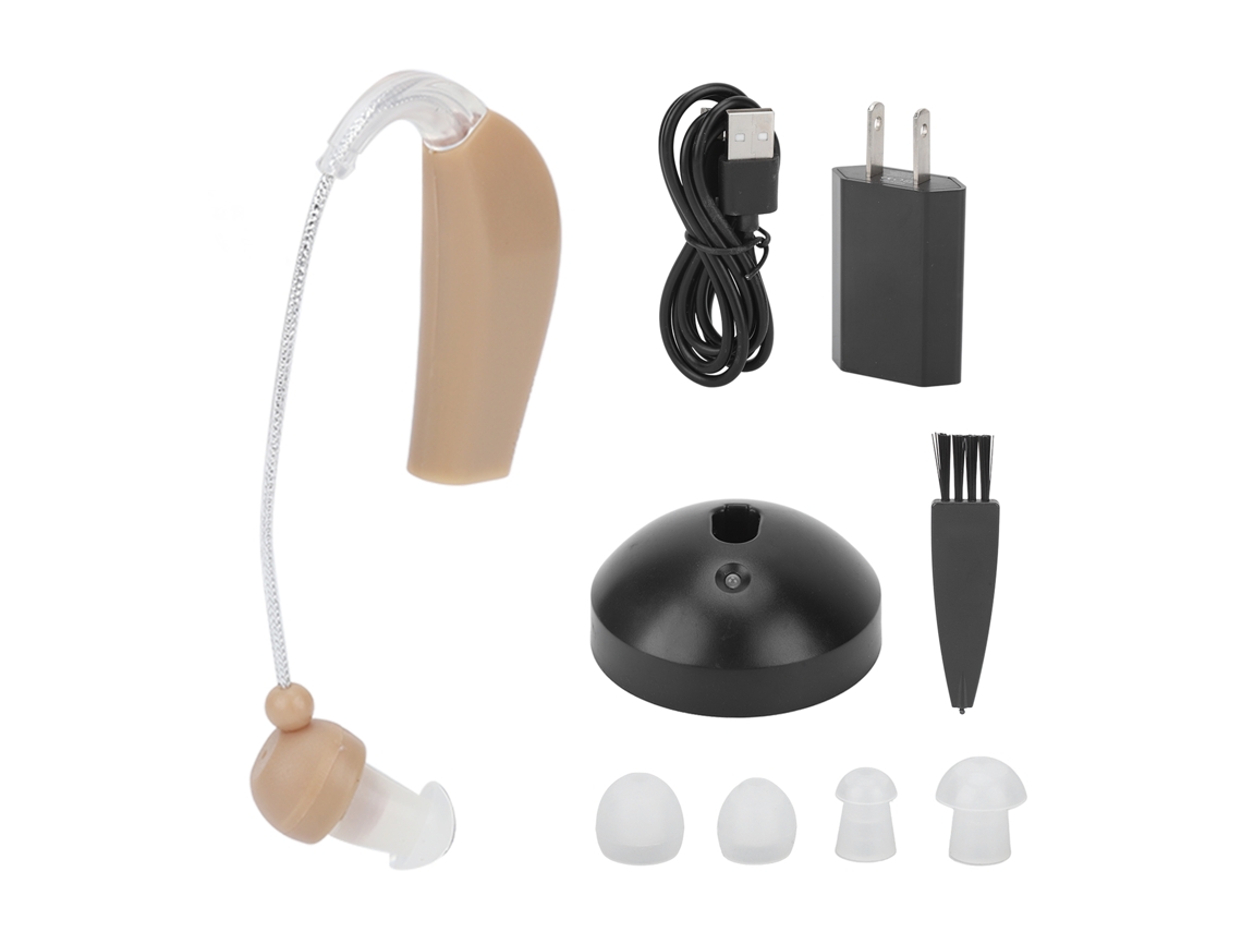 Amplificador De Sonido Recargable Para Audición Clara Con Control De Volumen Y Reducción De Ruido