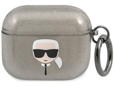 Funda Apple Airpods 3 KARL LAGERFELD (Negro)