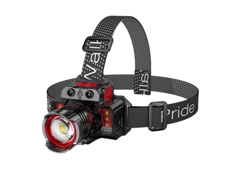 Linterna Led de inducción montada en la cabeza, lámpara de minero de pesca nocturna con Zoom de largo alcance, faros exteriores TURMIN