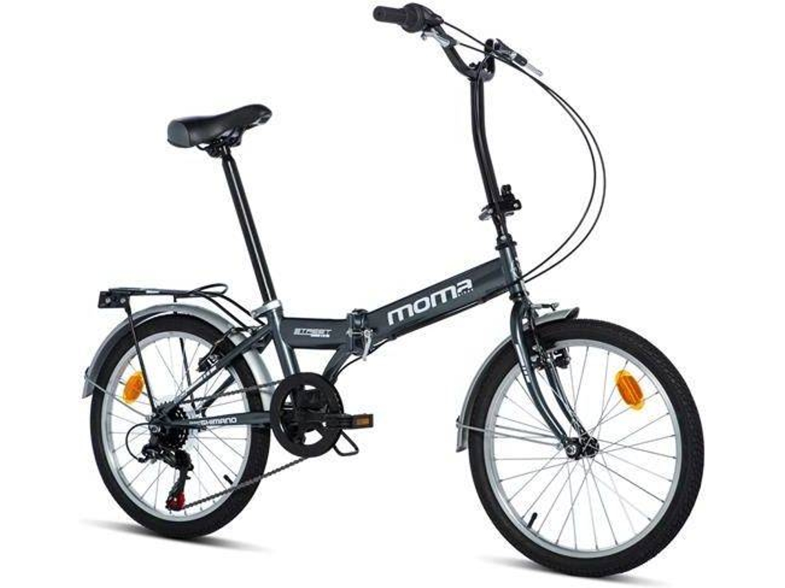 Bicicleta Plegable MOMA BIKES BISTRGUN NEGRO (80x35x65 cm)