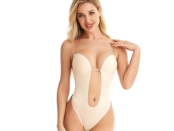 2026-body Suits Sin Espalda Para Mujeres Con Escote En U Sin Costuras Tanga Entero