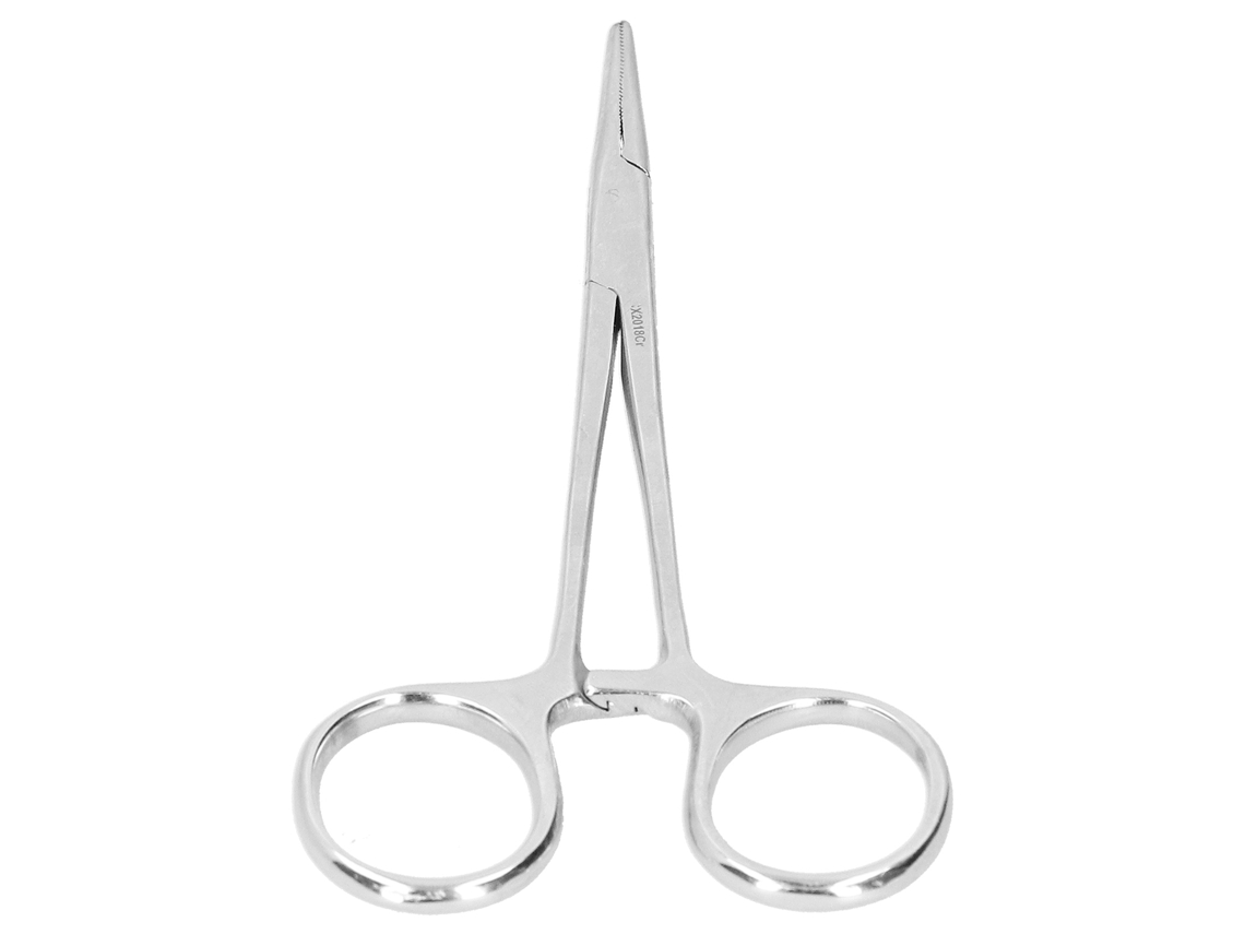 Pinzas Hemostáticas De Acero Inoxidable De 12,5 Cm Para Animales Domésticos, Ganado Y Pesca.